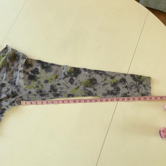 LULULEMON HIGH RISE RADIAL TIE DYE GREY MULTI LEGGINGS - Picture 3 of 12